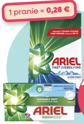 Ariel prací prostriedok