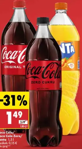 Coca-Cola, Coca-Cola Zero, Sprite, Fanta