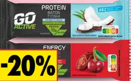 Go Active tyčinka proteínová kokos/višňa