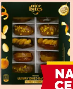 Nice bites Premium datle mix v čokoláde