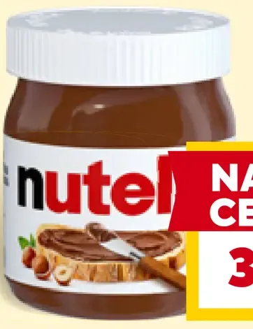 Nutella nátierka lieskovcov a kakaa