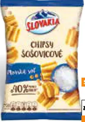 Slovakia Šošovicové chipsy morská soľ