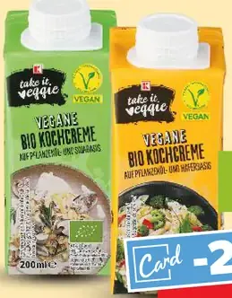K-take it veggie BIO Rastlinný krém na varenie