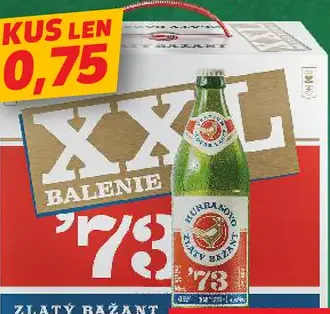Zlatý Bažant 10% svetlé výčapné pivo
