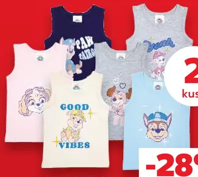 Paw Patrol Detské tielka