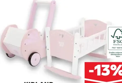 Kidland Kolíska Kočík