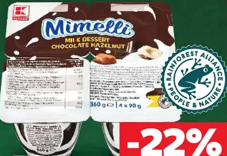 Mimelli Mliečny dezert