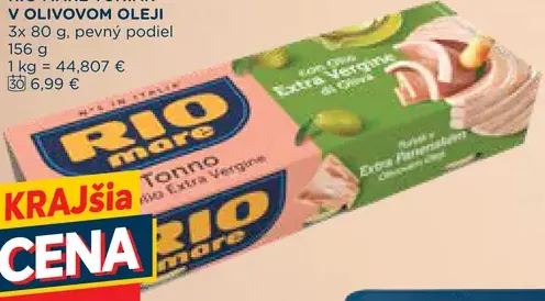 Rio Mare Tuniak v olivovom oleji