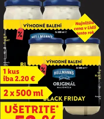 Hellmann's Tatárska omáčka/Majonéza
