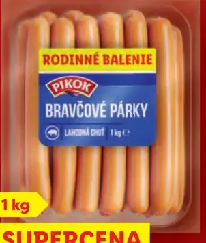 Pikok bravčové párky XXL