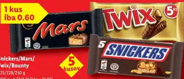 Snickers/Mars/Twix