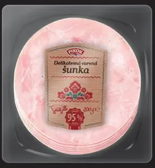 Delikatesná varená šunka