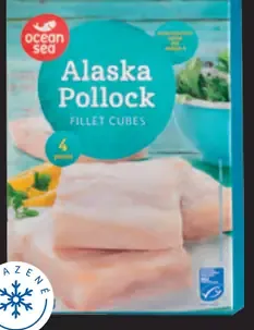 Aljašská treska fillet cubes