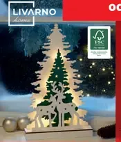 Livarn Home Sklenená LED dekorácia