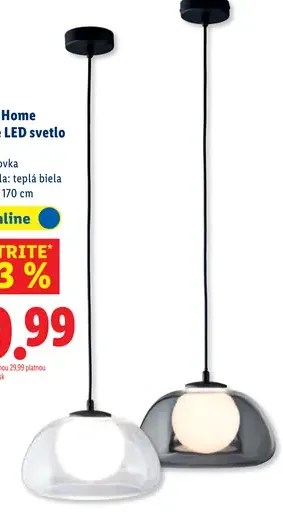 Livarno Home Závesné LED svetlo