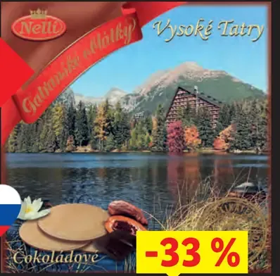 Nelli Kúpeľné oblátky čokoládové