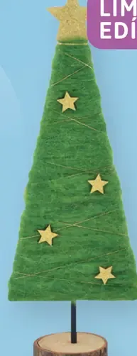 Stromček drevená dekorácia