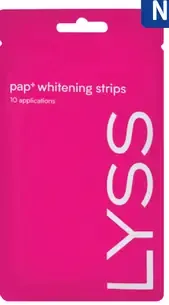 LYSS pap+ bieliace pásiky na zuby