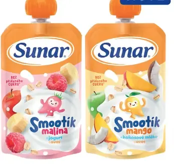 Sunar Smoothie detský príkrm v kapsičke