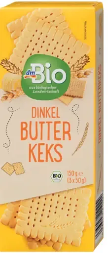 DmBio špaldové maslové sušienky