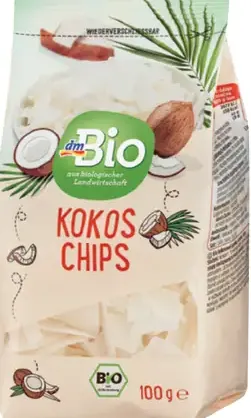 DmBio sušené kokosové čipsy