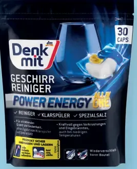 Denkmit Power Energy kapsuly do umývačky riadu