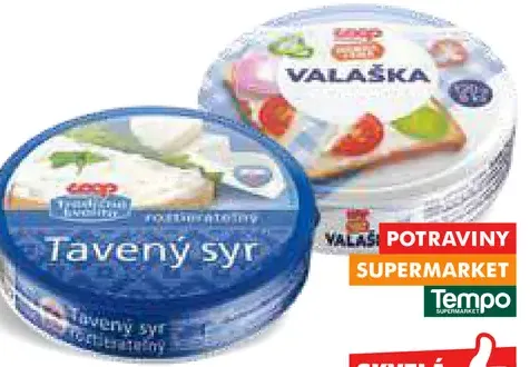 Tavený syr tvarohový trojuholníkový Valaská