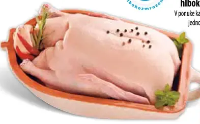 Kačica hlbokozmrazená