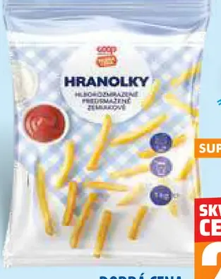 Hranolčeky hlboko mrazené