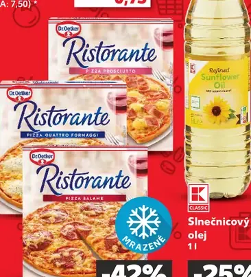 Dr. Oetker Ristorante Pizza bezlepkové rôzne druhy