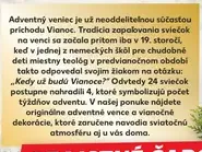 Adventný veniec s dekoráciami a sviečkami