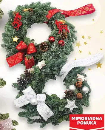 Adventný veniec na dvere