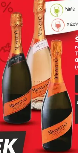 Mionetto šumivé víno Taliansko