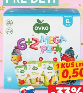 Ovko Ovocné kapsičky