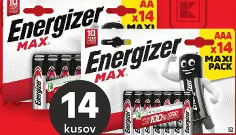 Energizer Alkalické batérie