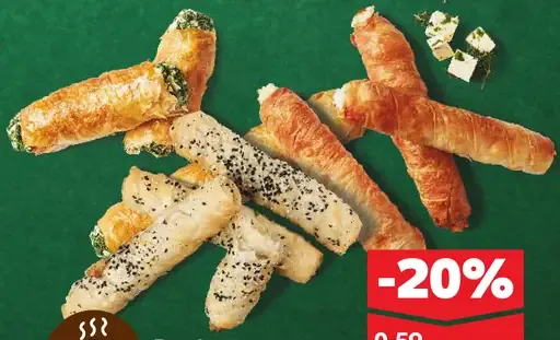 Borek syr, syr-špenát alebo gyros