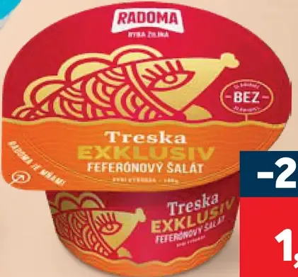 Radoma Treska Exklusiv + Feferónkový šalát