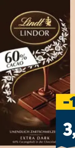 Lindt Lindor Čokoláda 60 %