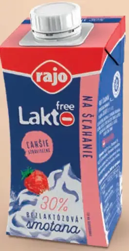 Rajo Smotana na šľahanie Laktózová free