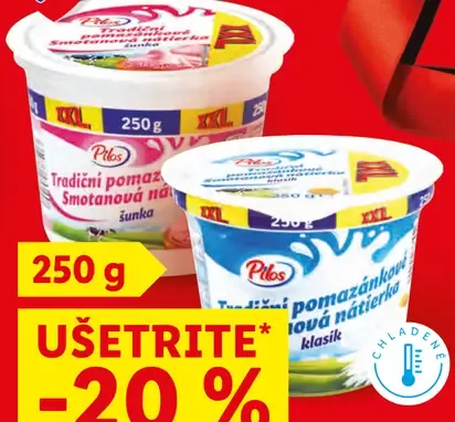 Pilos Tradičná smotanová nátierka šunka