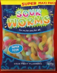Sour Worms Kyslé želé červíky