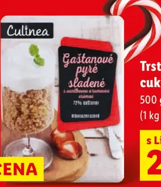 Culinea gaštanové pyré sladené