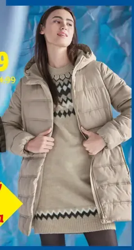 Esmara Dámsky prešívaný termokabát