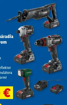 Parkside performance Súprava aku náradia s príslušenstvom 20 V