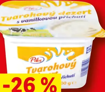Pilos Tvarohový dezert vanilková príchuť