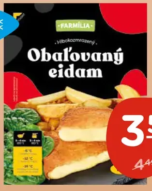 Farmiľa obalovaný eidam