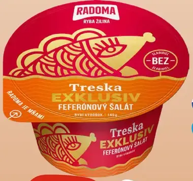 Radoma Treska Exklusiv s feferónovým šalátom