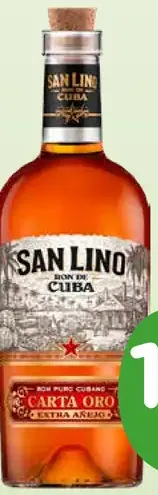 San Lino Rum Cuba Carta Oro Extra Anejo