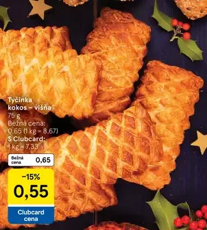 Tyčinka kokos-višňa