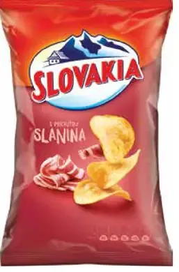 Slovakia čipsy s príchuťou slanina